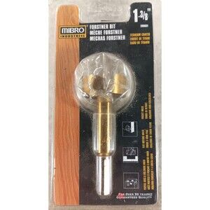 Mibro Industrial 1 3/8" Forstner Bit Titanium Coated NEW